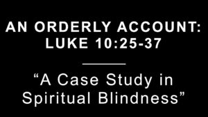 A Case Study in Spiritual Blindness?