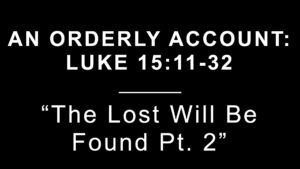 The Lost Will Be Found Pt. 2