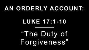 The Duty of Forgiveness