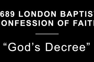Thumbnail for the post titled: Section 3: God’s Decree