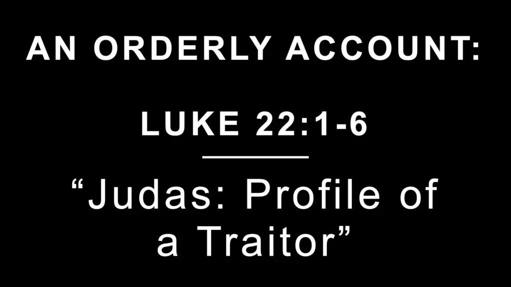 Judas: Profile of a Traitor