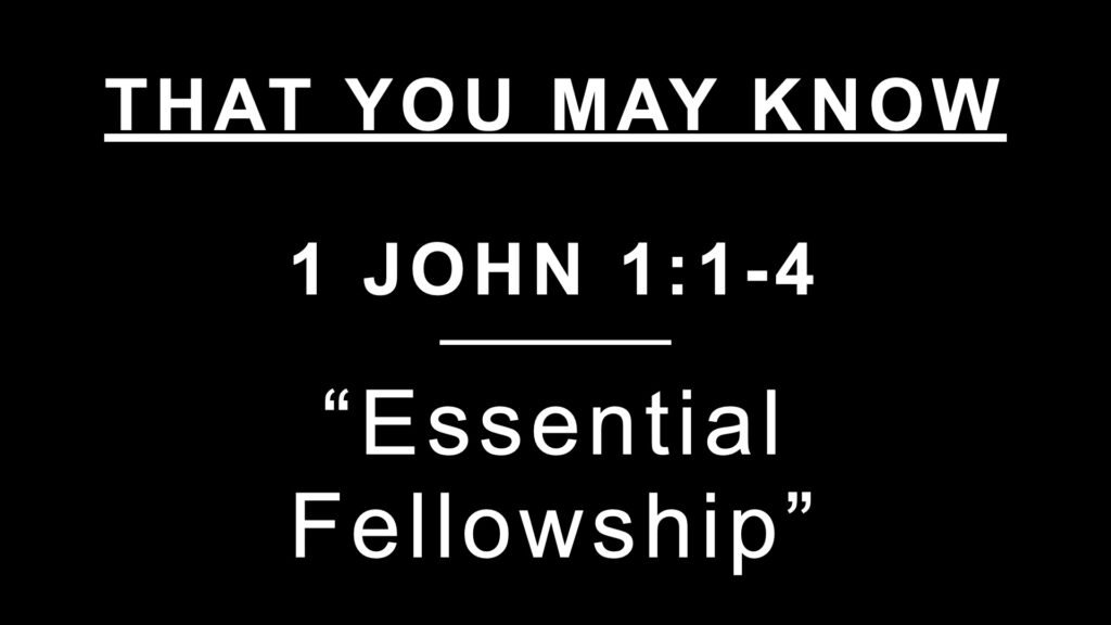 Essential Fellowship?