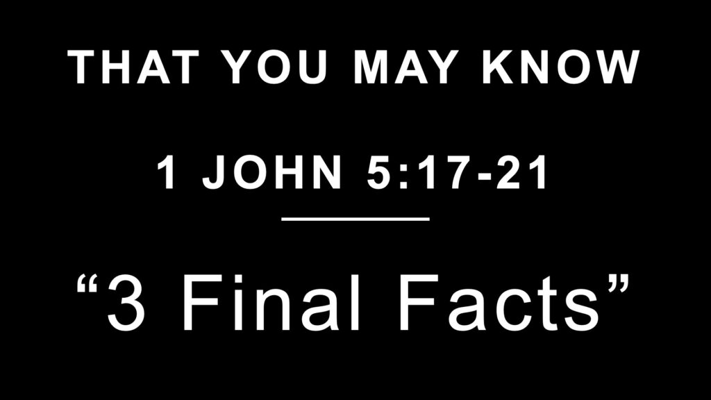 3 Final Facts