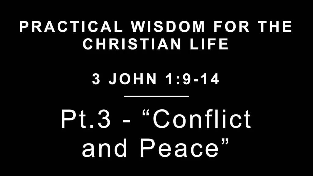 Conflict and Peace