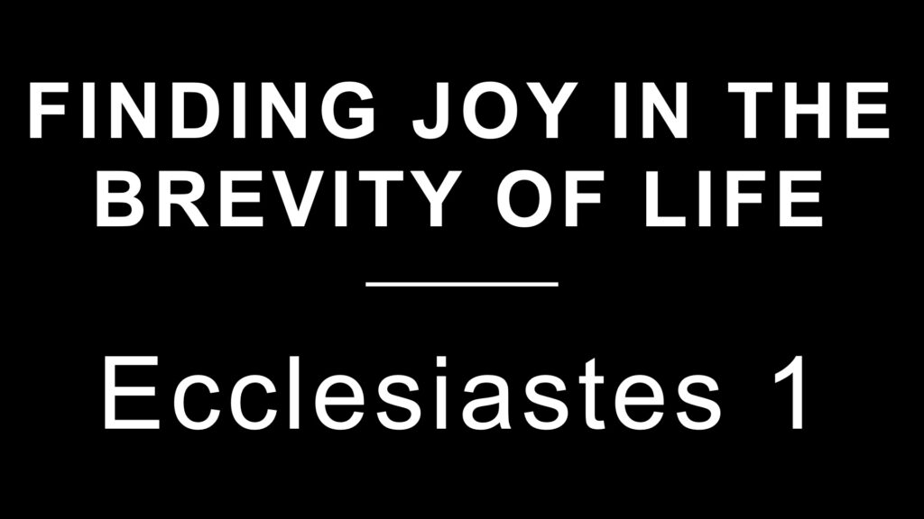 Finding Joy in the Brevity of Life