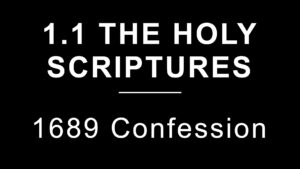 1.1 The Holy Scriptures