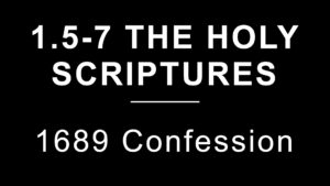 1.5-7 The Holy Scriptures